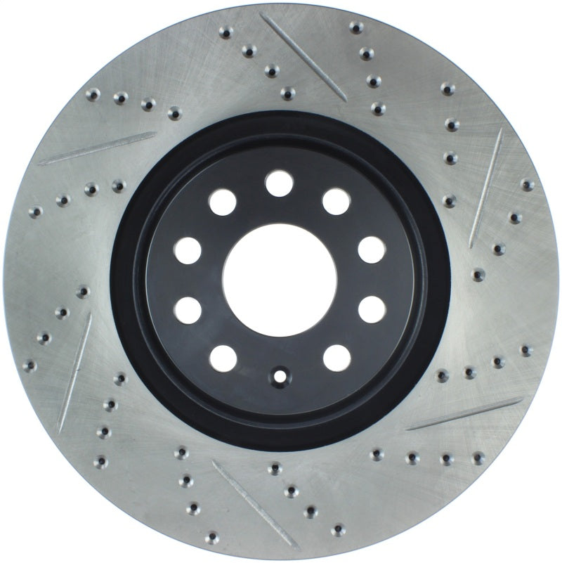 Stoptech 127.33144L Slotted & Drilled Sport Brake Rotor