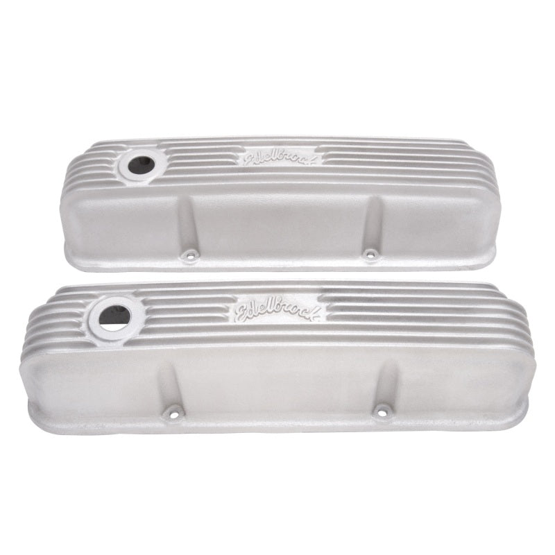 Edelbrock 41629 Valve Cover Classic Series fits Ford 1958-1976 FE V8 Satin