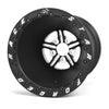 Race Star 63-512474021B 63 Pro Forged 15x12 DBL Sportsman 5x4.75 BC / 4.00in. BS Wheel - Blk Anodized/Machined