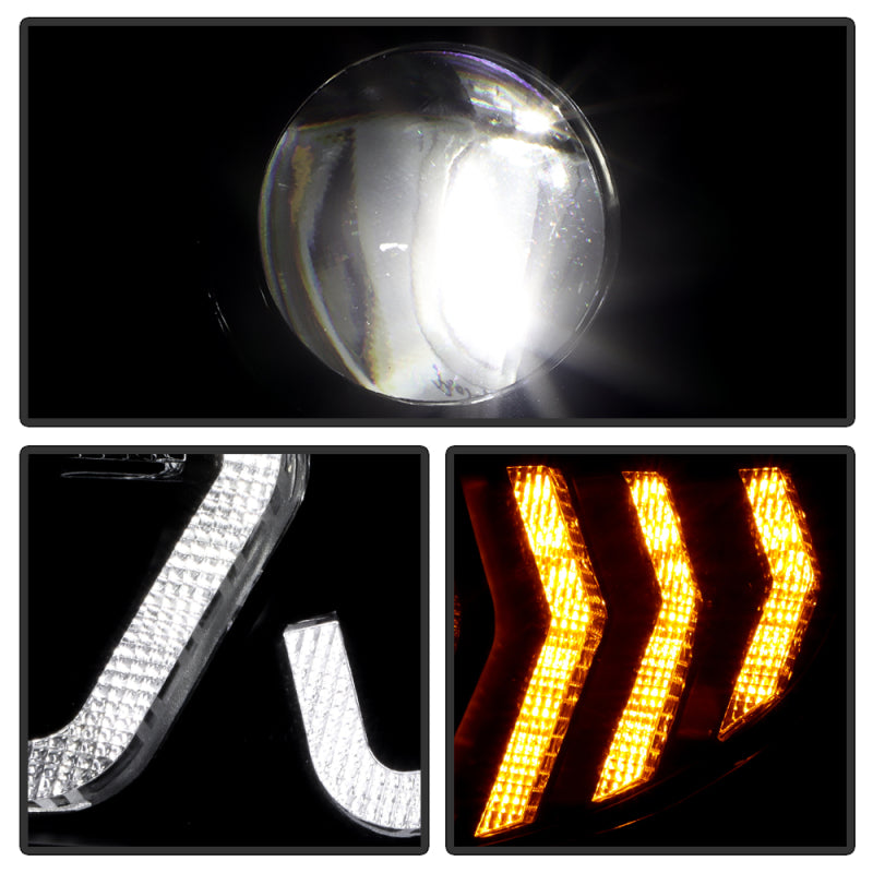 xTune 5088932 fits Honda Civic 16-20 LED Model High-Power LED Module Headlights