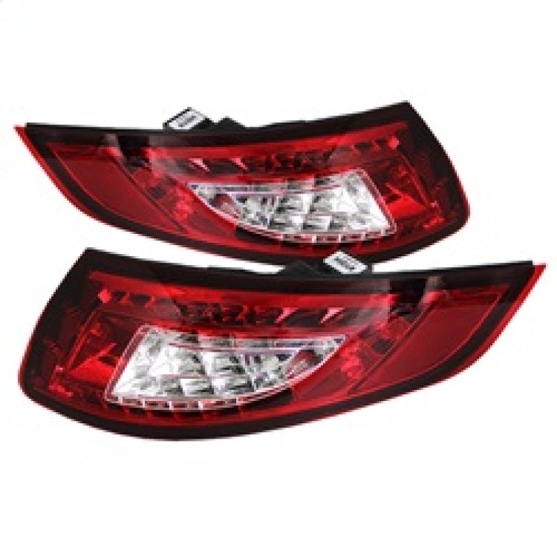 Spyder 5037978 fits Porsche 05-08 997 LED Tail Lights Red Clear ALT-YD-P99705-L