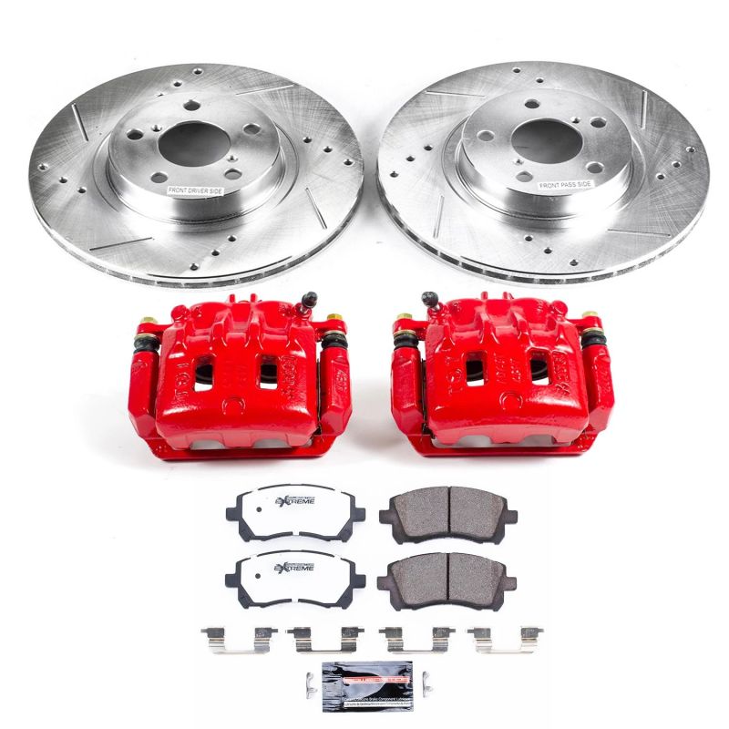 PowerStop fits Subaru Forester Front Z26 Street Warrior Brake Kit w/Calipers