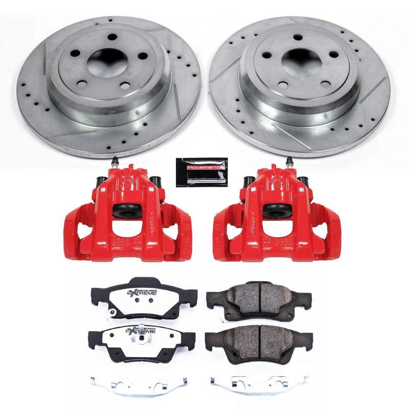 PowerStop KC5950 36 fits Dodge Durango Rear Z36 Truck & Tow Brake Kit w/Calipers