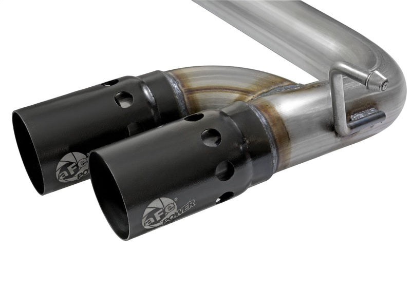AFE 49-44065-B Series DPF-Back 3in Side Exit SS Exhaust w/ IC Black Tip 2016 fi