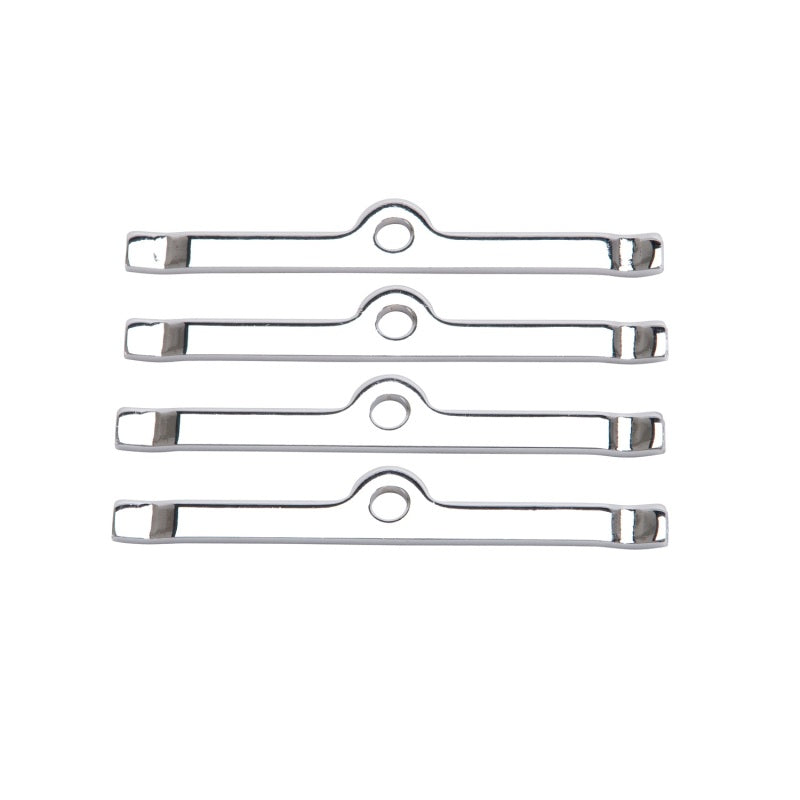 Edelbrock 4404 Chrome Hold Downs 4Pk