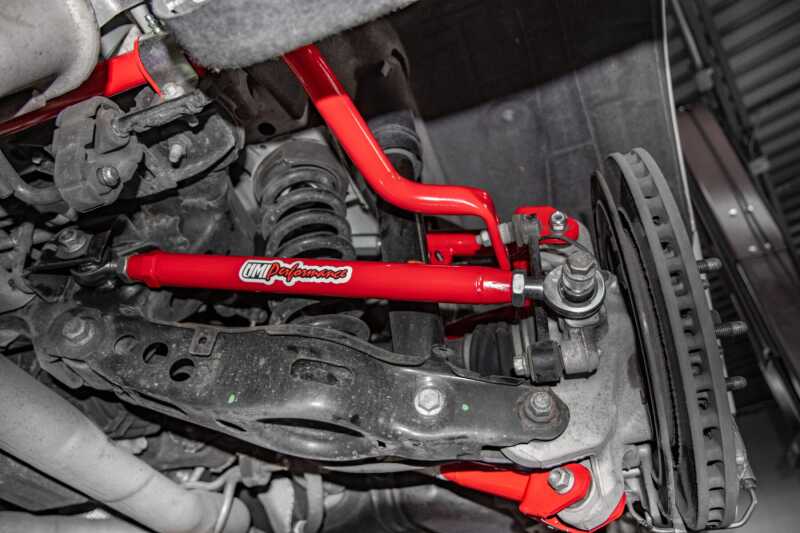 UMI Performance 2545-RUMI 16-24 fits Chevrolet Camaro Alignment Toe Arm - Red