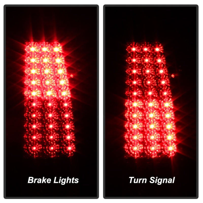 5008831 Xtune fits Chevy 99-02 Silverado 1500/2500/3500 LED Tail Lights Red Cl