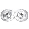 PowerStop fits Subaru 05-14 Impreza Front Evolution Drilled & Slotted Rotors -