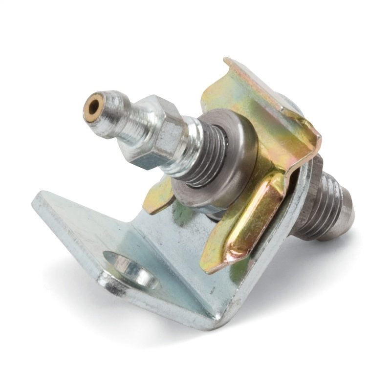 Russell 641380 Adapter Fitting -4 AN Male Flare to 3/8in. -24 Brake Bleeder Female - Clear Zinc Finish
