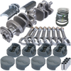 Eagle 13115040 fits Chevy 400 3.750in Crank 6.000in I-Beam Rods -5cc Flat Top 4.165in Pistons Rotating Assembly