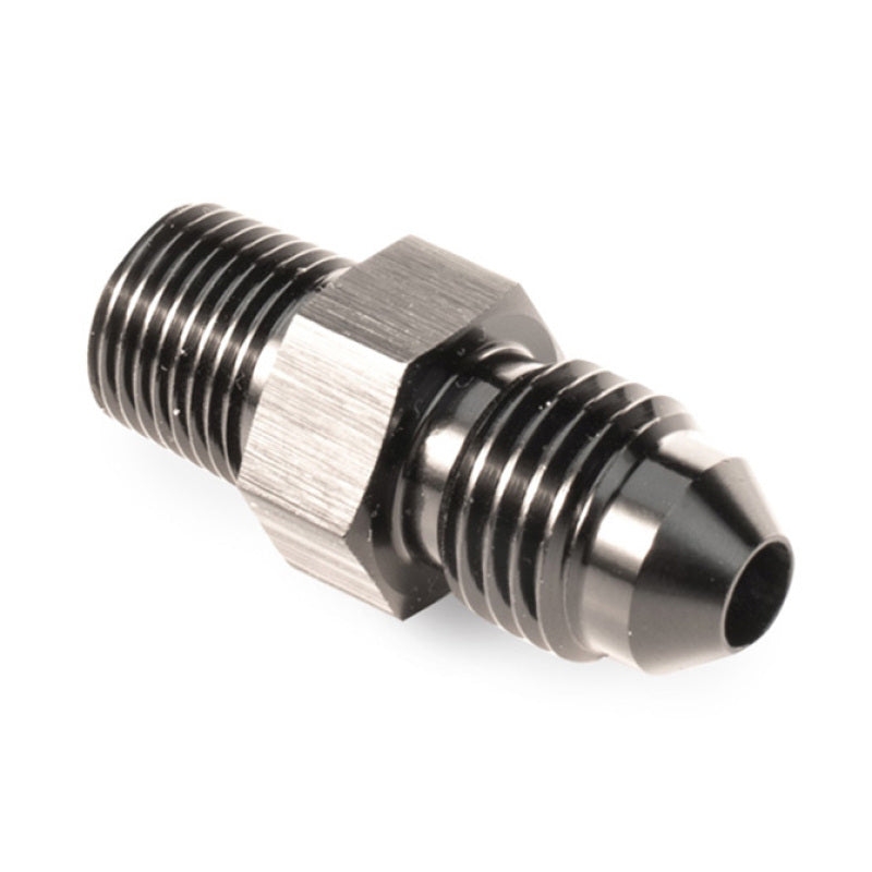 Snow Performance SNO-804-BRD 1/8in NPT To 4AN Straight Water Fitting (Black)