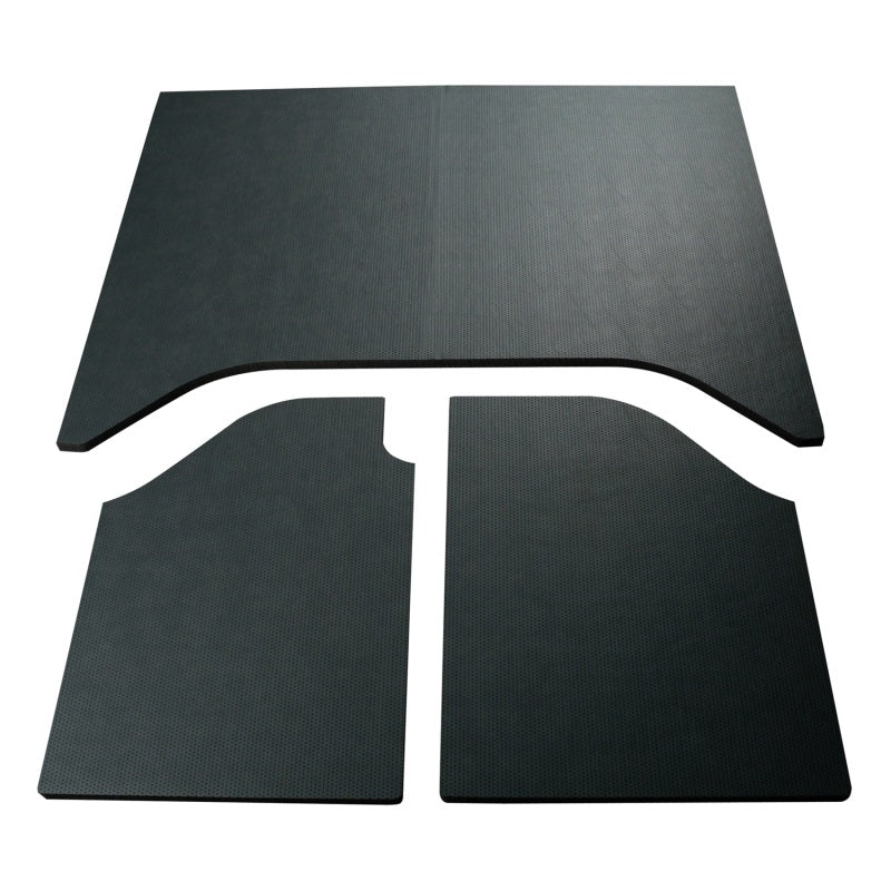 DEI 50156 fits Jeep 07-10 Wrangler JK 2-Door Boom Mat Headliner - 3 Piece - Bla