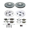 PowerStop K8644 36 fits Ford Bronco Sport Front & Rear Z36 Truck & Tow Brake Kit