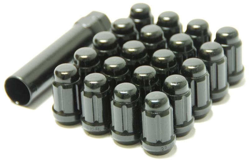 Wheel Mate 41885B Muteki Closed End Lug Nuts - Deep Black 12x1.25