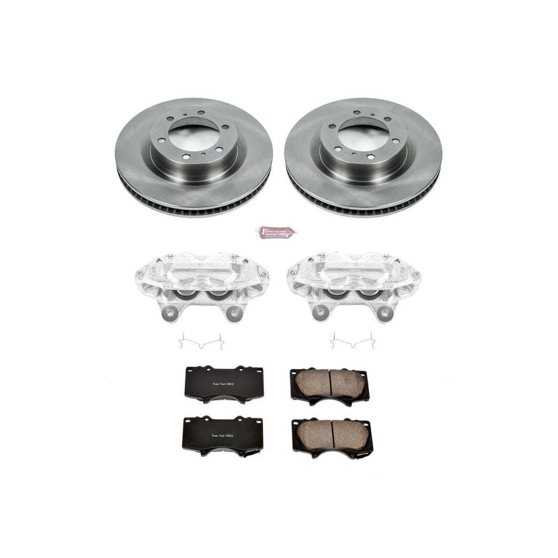 Power Stop KCOE5873 10-15 fits Toyota 4Runner Front Autospecialty Kit w/Cals