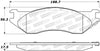 Stoptech 308.0897 Street Brake Pads