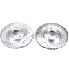PowerStop fits Acura 13-15 ILX Front Evolution Drilled & Slotted Rotors - Pair