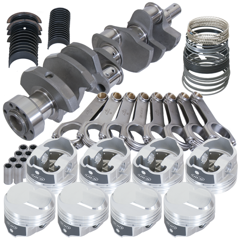 Eagle 11326L060 fits Chevy 454 4.000in Crank 6.135in H-Beam 43cc Dome 4.310in Pistons Rotating Assembly