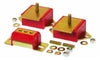 Prothane 1462 fits Jeep Motor & Trans Mount Kit - Red