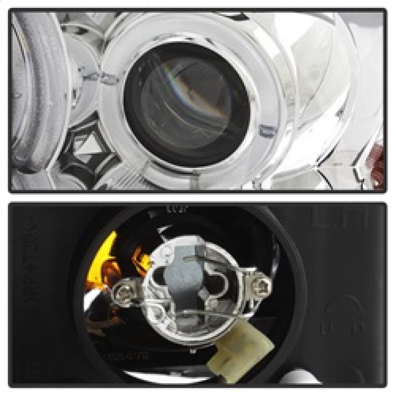 Spyder 5010797 fits Honda 06-08 Civic 2Dr Projector Headlights LED Halo Chrome
