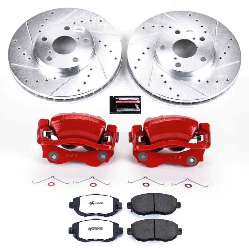 Power Stop KC1077-26 01-05 fits Lexus IS300 Front Z26 Street Kit w/Cals