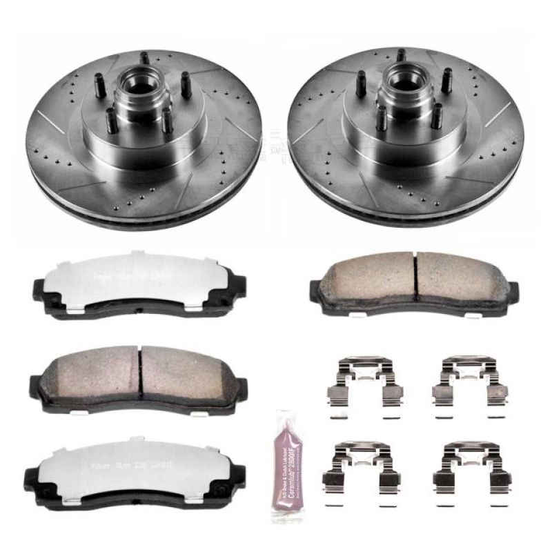 PowerStop K1920 36 01 fits Ford Explorer Sport Front Z36 Truck & Tow Brake Kit
