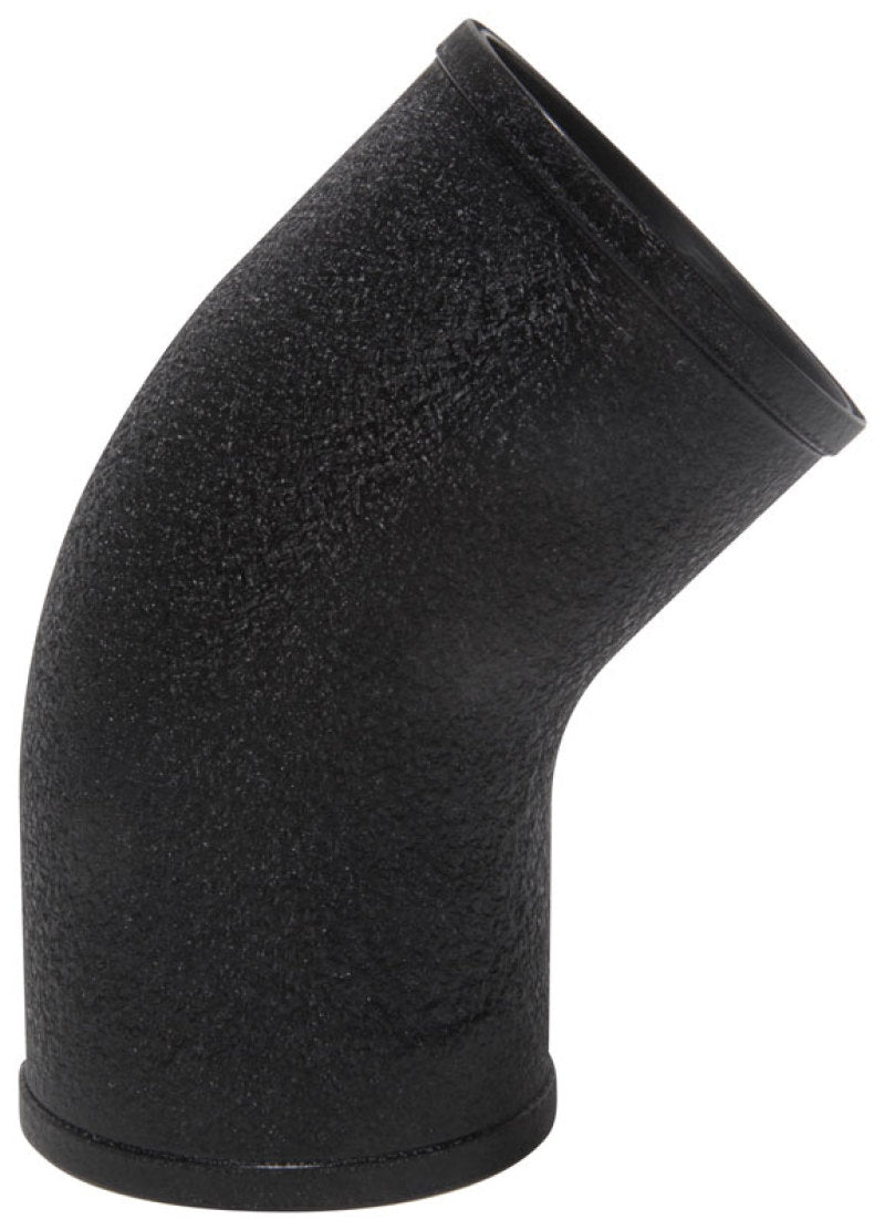 Spectre 87381K Universal Intake Elbow Tube (ABS) 3in. OD / 45 Degree - Blk Textured Powdercoat