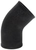 Spectre 87381K Universal Intake Elbow Tube (ABS) 3in. OD / 45 Degree - Blk Textured Powdercoat