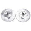 PowerStop fits Infiniti 07-08 G35 Front Evolution Drilled & Slotted Rotors -
