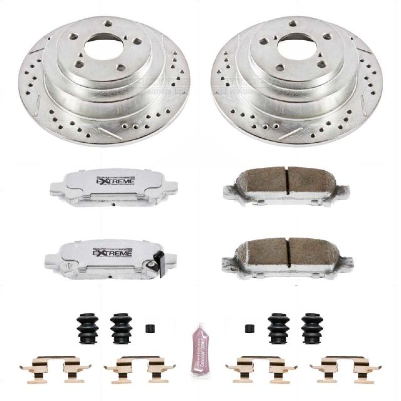 PowerStop K449-26 98-03 fits Subaru Forester Rear Z26 Street Warrior Brake Kit