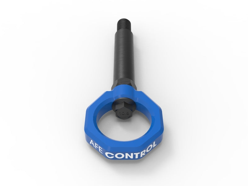 AFE 450-502002-L Control Rear Tow Hook Blue fits BMW F-Chassis 2/3/4/M
