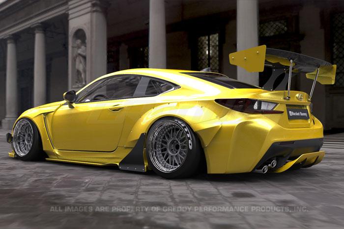 GReddy 17010260 2015+ fits Lexus RC-F Rocket Bunny Full Wide-Body Aero Kit w/o G