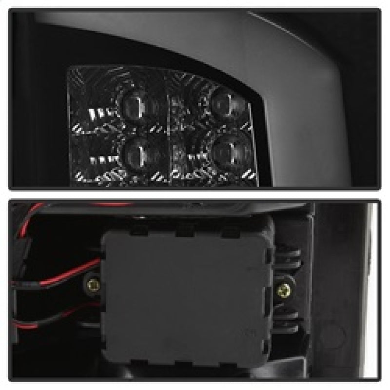 Spyder 5084279 fits Dodge 07-09 Ram 2500/3500 V3 Light Bar LED Tail Lights - Bl