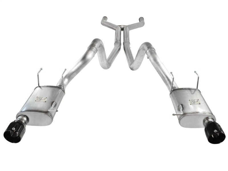 AFE 49-43049-B rce XP Cat-Back Exhaust 3in SS w/ Black Tips 11-14 fits Ford Mus
