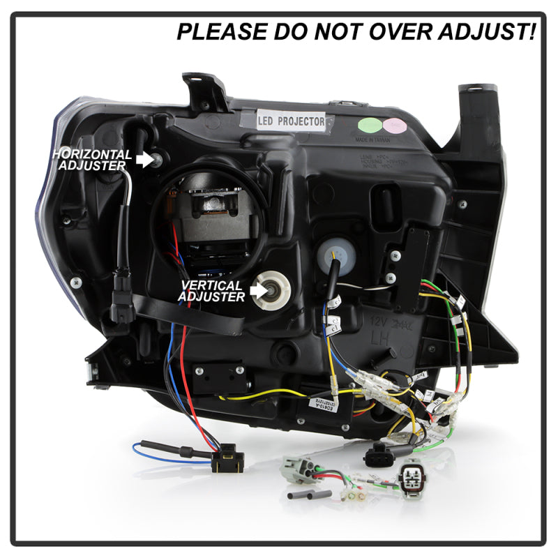 Spyder 5088727 Apex fits Toyota 14-21 Tundra High-Power LED Module Headlights -