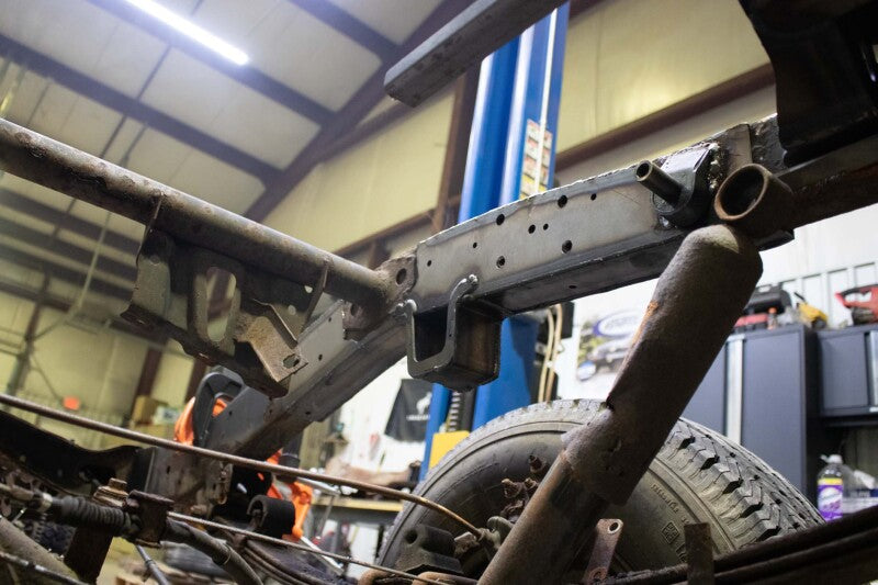 RustBuster RB7150L Over Axle Frame Section Left Side