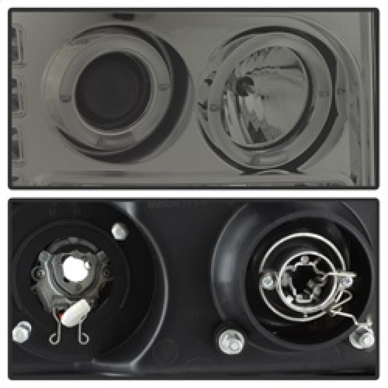 Spyder 5010629 fits GMC 07-13 Sierra 1500/2500/3500 Projector Headlights LED Ha