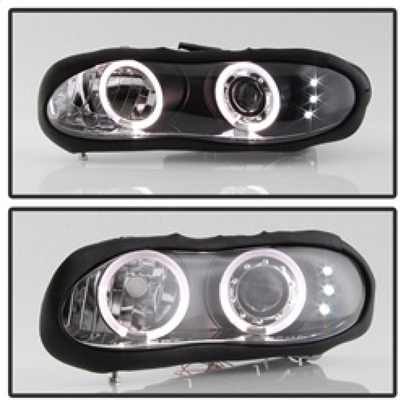 Spyder 5009234 fits Chevy 98-02 Camaro Projector Headlights LED Halo LED Blk -