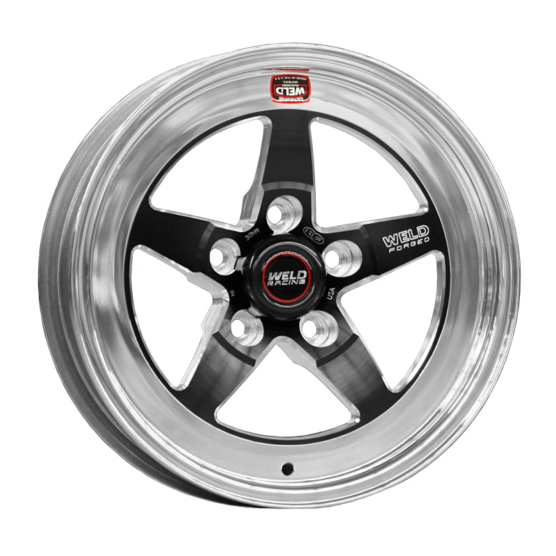 Weld 71MB-510A65A S71 15x10.33 / 5x4.5 BP / 6.5in. BS Black Wheel (Medium Pad)