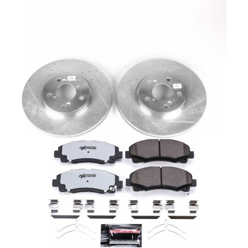 PowerStop K5939-36 12-14 fits Honda Ridgeline Front Z36 Truck & Tow Brake Kit