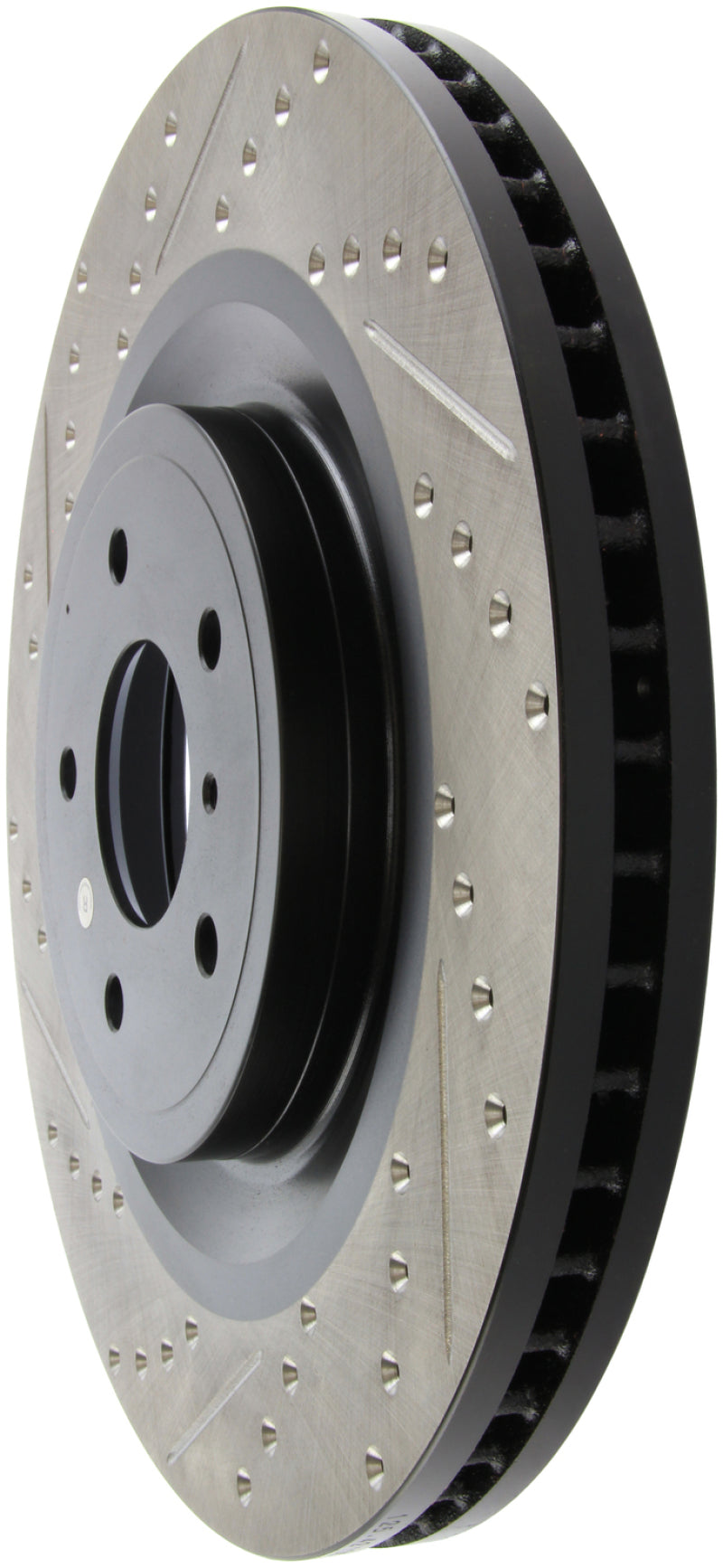 Stoptech 127.42100R fits Infiniti G37 / Nissan 370Z SportStop Slotted & Drilled Front Right Rotor