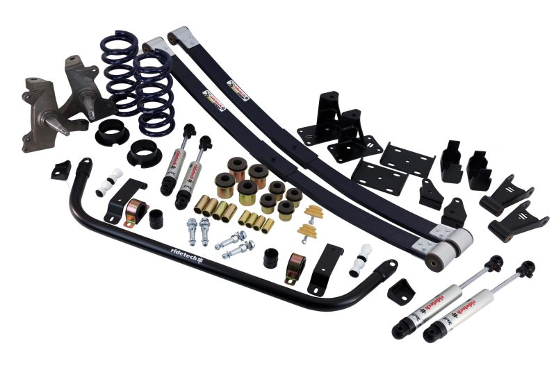 Ridetech 11365010 73-87 fits Chevrolet C10 Small Block/LS StreetGrip Suspension System w/ Control Arm Bushing Kit