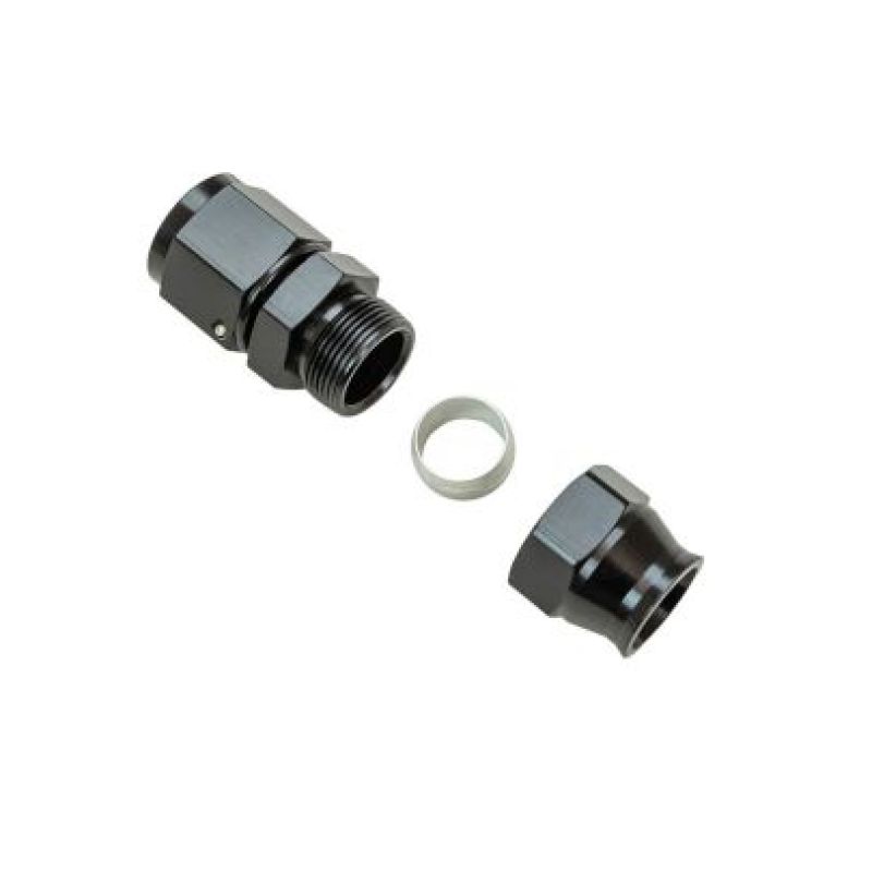 Moroso 65355 Aluminum Fitting Adapter 10AN Female to 5/8in Tube Compression-Blac