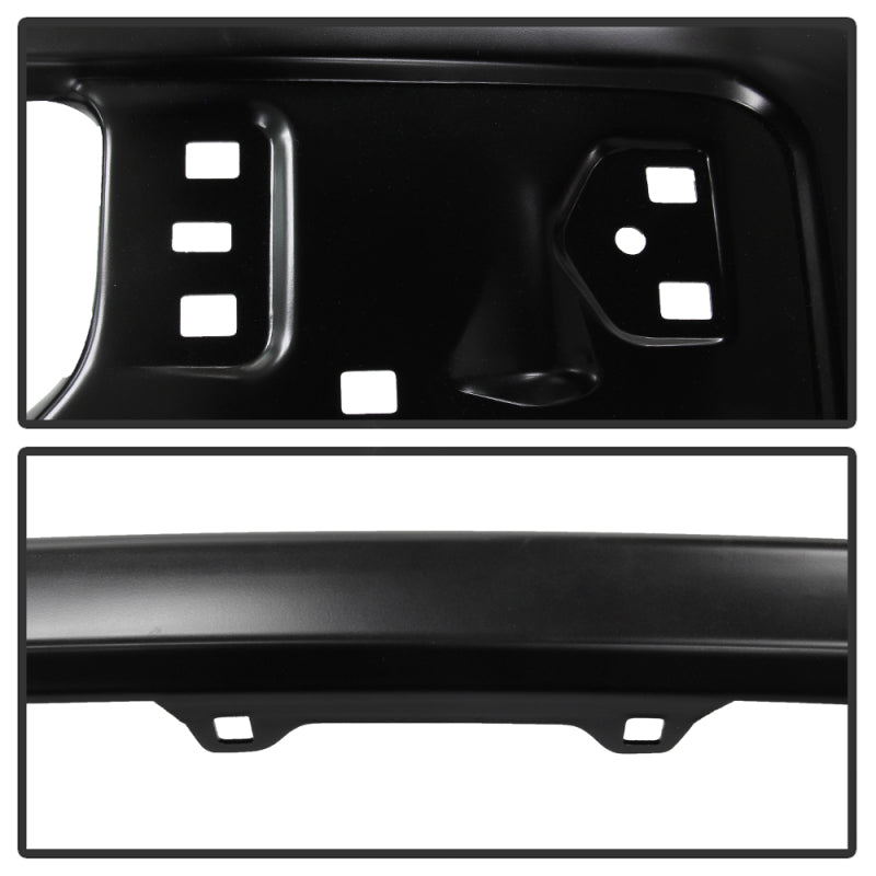 Spyder 9948459 fits Ford 09-14 F150 w/Fog Light Hole Front Bumper - Black (OEM