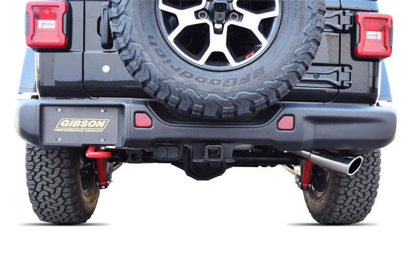 Gibson 617308 fits Jeep 18-22 Wrangler JL Sport 3.6L 2.5in Cat-Back Single Exha