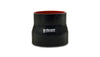 Vibrant 19748 I.D. x 4.250in I.D. x 4.5in Long 4 Ply Gloss Black Silicone Trans