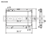 Koyo HH020369N 95-02 fits Nissan Silvia S14/S15 2.0L Turbo Radiator