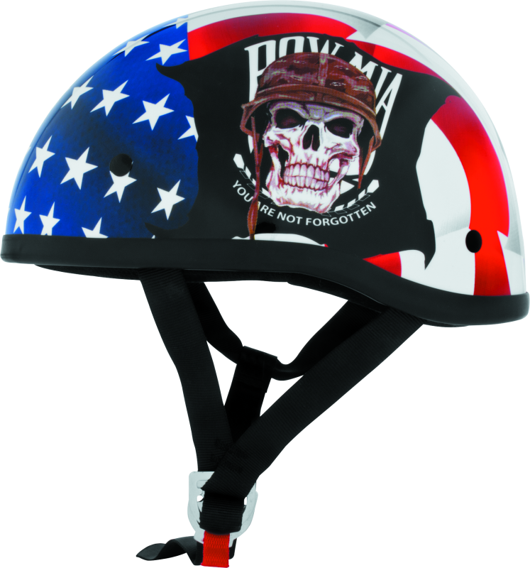 Skid Lid 646961 Skid Lids POW MIA Original Helmet - 2XL