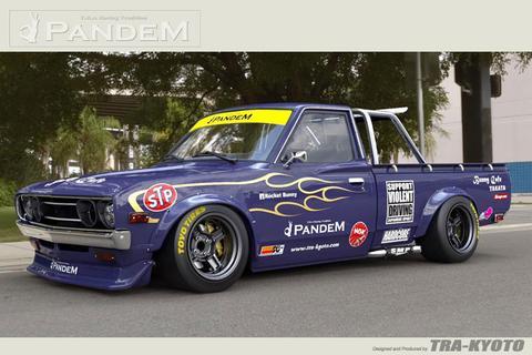 GReddy 17020652 73-79 Datsun 620 2-Door Pandem Front Over-Fenders