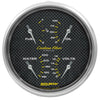 AutoMeter 4819 AutoMeter Carbon Fiber Quad Gauge 5in. 0 Ohm (E) - 90 Ohm (F) Electric